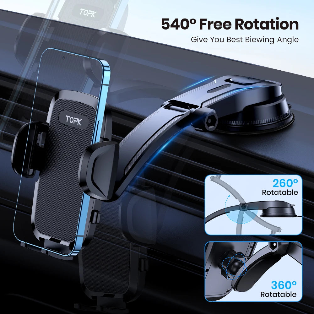 TOPK 360° Adjustable Cell Phone Holder